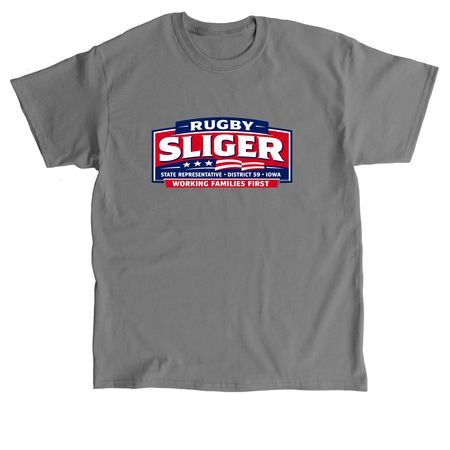 Sliger for Iowa, a Charcoal Classic Unisex Tee