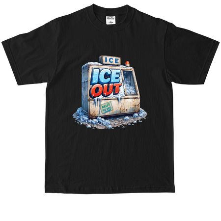 ICE OUT, a Black Max Heavyweight Tee