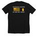 Golden Age of America, a Solid Black Blend Premium Unisex Tee (back-view)