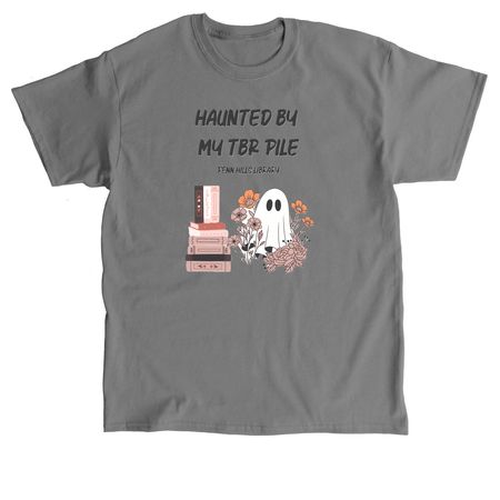 Haunted by My TBR, a Charcoal Classic Unisex Tee