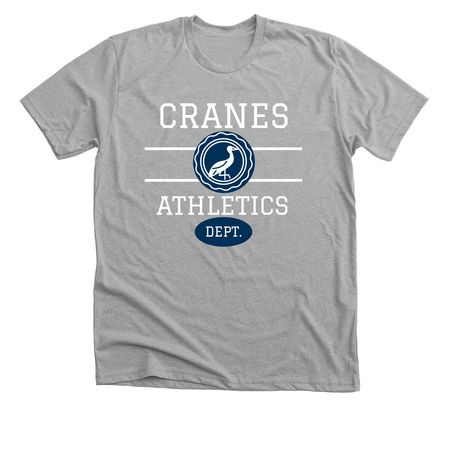 CRANES ATHLETICS, a Athletic Heather Premium Unisex Tee
