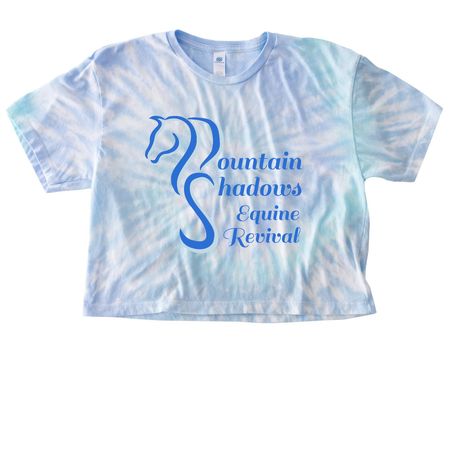 MSER Summer 2026 Merch, a Lagoon Women's Tie Dye Cropped Tee