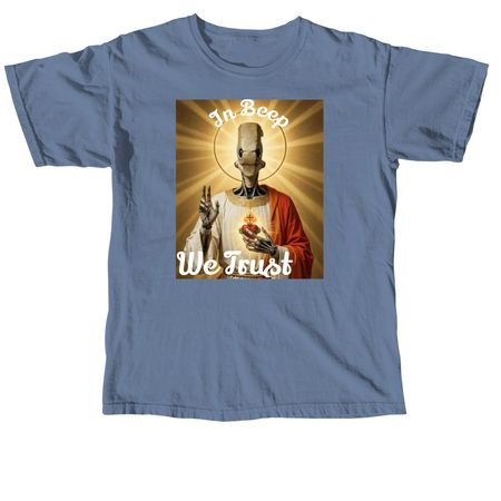 In BEEP we trust kenshi, a Blue Jean Comfort Colors Unisex Tee