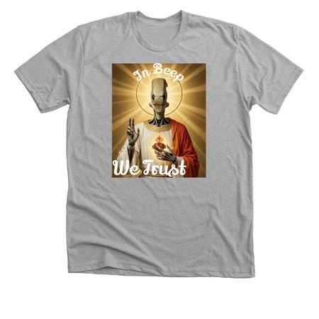 In BEEP we trust kenshi, a Athletic Heather Premium Unisex Tee