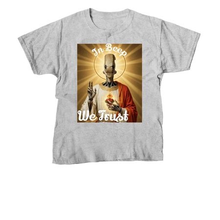 In BEEP we trust kenshi, a Sport Grey Youth Unisex Tee