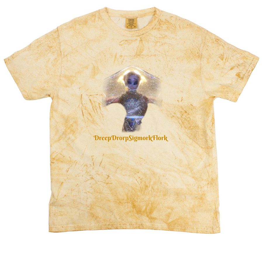 DreepDrorpSigmorkFlork, a Citrine Comfort Colors Colorblast Tee
