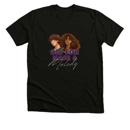 All for Mage and Melody, a Solid Black Blend Premium Unisex Tee