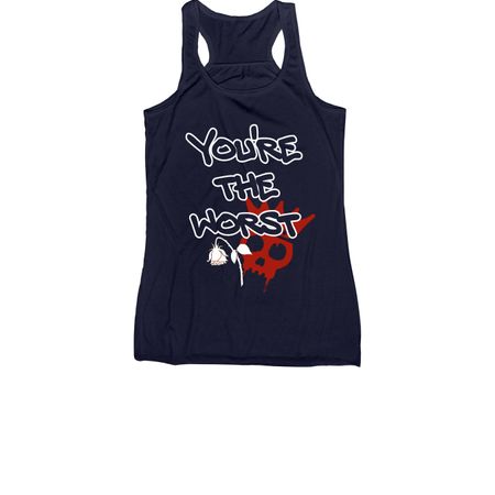 You?re the worst, a Navy Women's Racerback