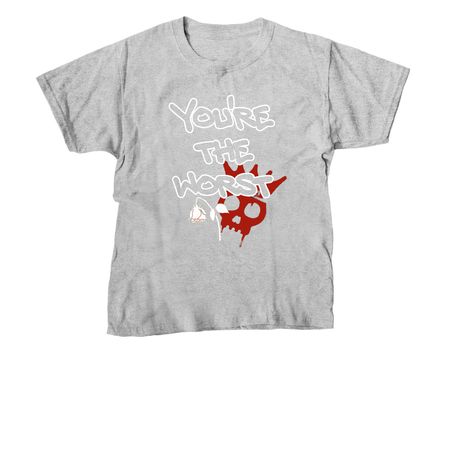 You?re the worst, a Sport Grey Youth Unisex Tee