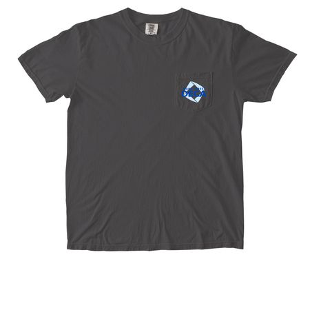 Wake Forest DECA Classic Pocket Tee, a Pepper Comfort Colors Pocket Tee
