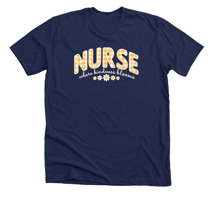 Nurse Shirt for Women Nursing Life T-Shirt, a Solid Navy Blend Premium Unisex Tee