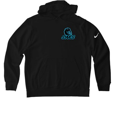 Charter athleisure, a Black Nike Club Fleece Pullover Hoodie