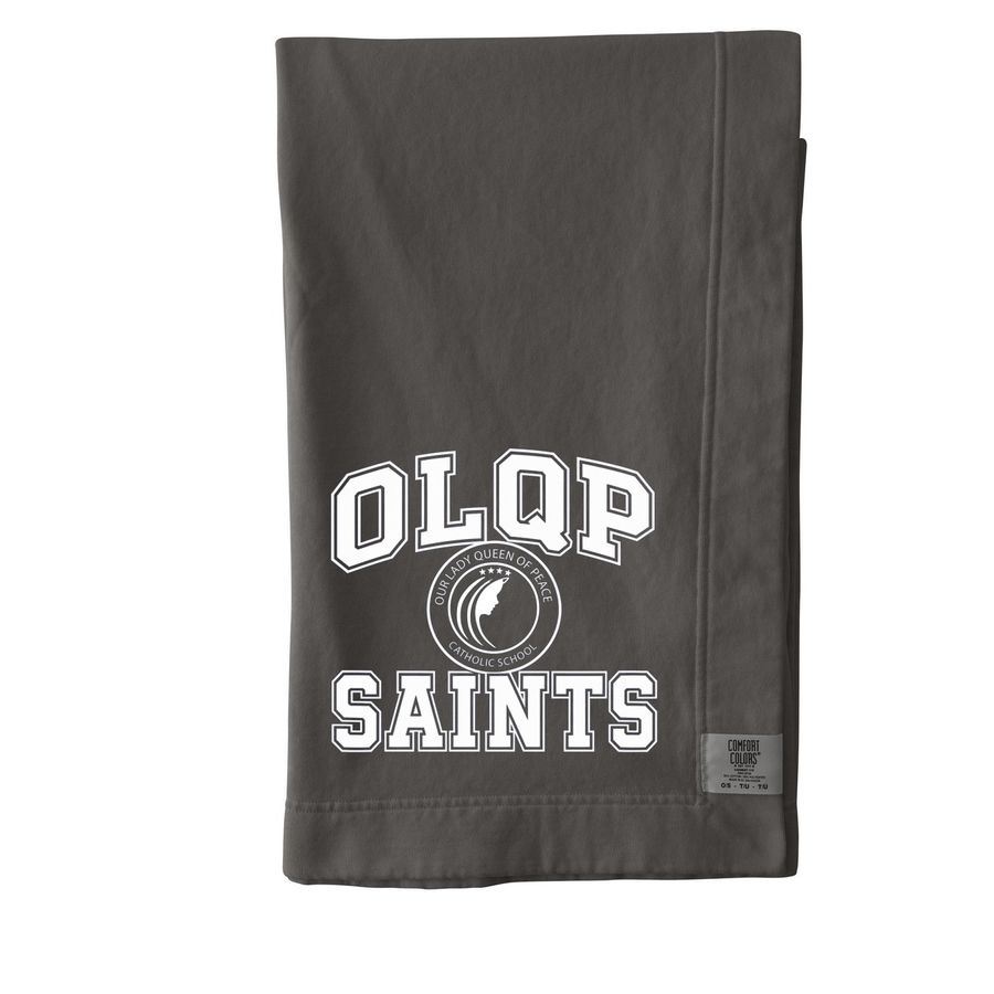 OLQP Saints Blanket, a Pepper Comfort Colors Blanket