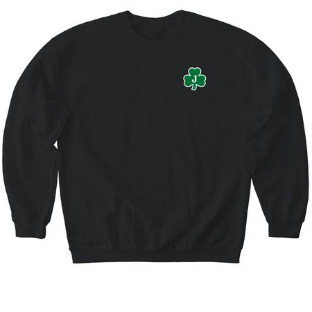 Big J Open, a Black Softstyle Crewneck Sweatshirt