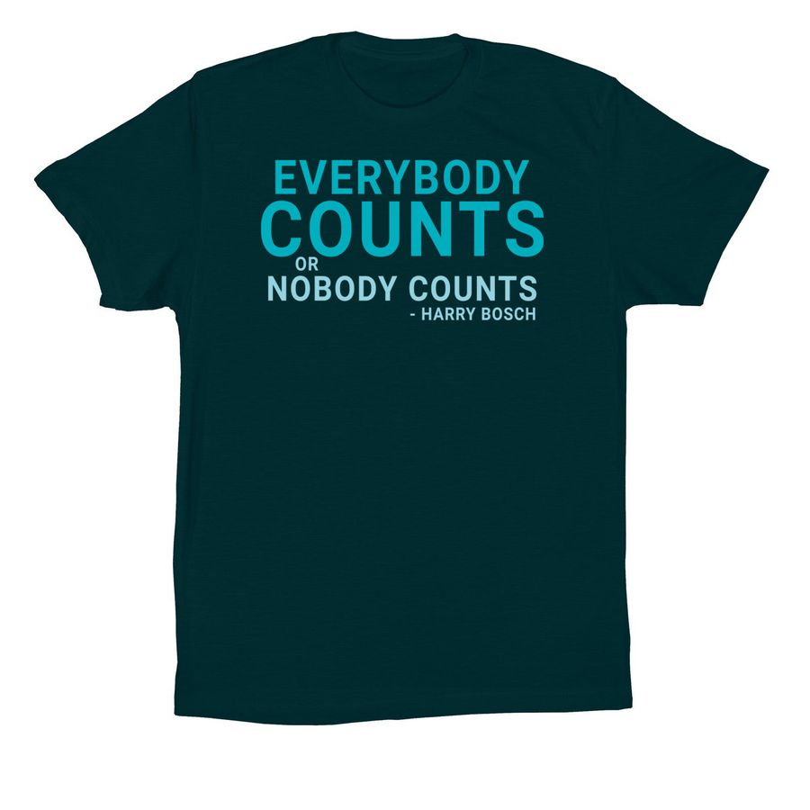 Everybody Counts Or Nobody Counts Fundraiser, a Atlantic Premium Cotton Tee