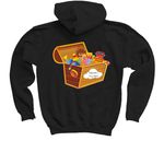 Dream Toy Drive, a Black Youth Pullover Hoodie (back-view)