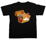 Dream Toy Drive, a Black Comfort Colors Unisex Tee (back-view)