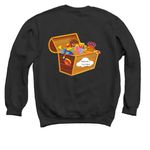 Dream Toy Drive, a Black Crewneck Sweatshirt (back-view)