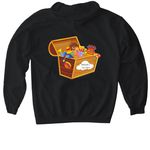 Dream Toy Drive, a Black Gildan Softstyle Pullover Hoodie (back-view)