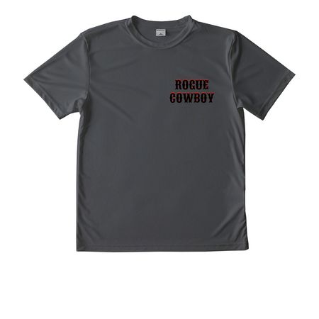 Rogue Cowboy, a Iron Grey Youth Performance Tee