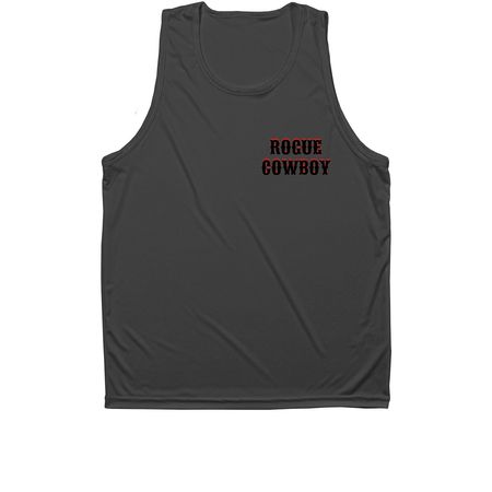 Rogue Cowboy, a Iron Grey Unisex Performance Tank