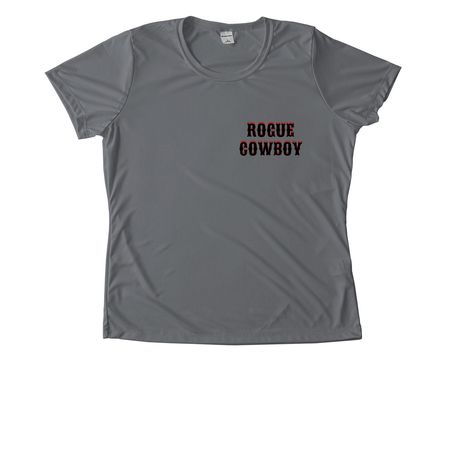 Rogue Cowboy, a Grey Concrete Women's Performance Tee
