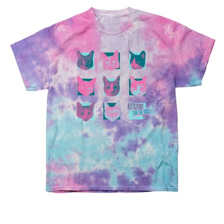 Kittizens for the Kids 2026!, a Cotton Candy Classic Tie Dye Tee