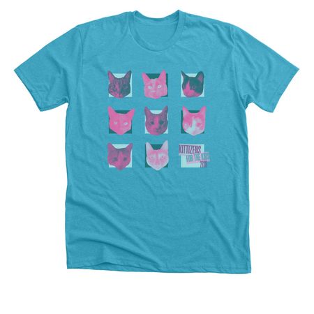 Kittizens for the Kids 2026!, a Heather Aqua Premium Unisex Tee