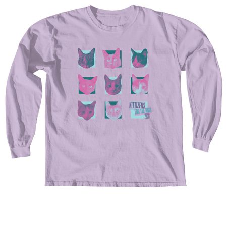 Kittizens for the Kids 2026!, a Orchid Comfort Colors Long Sleeve Tee