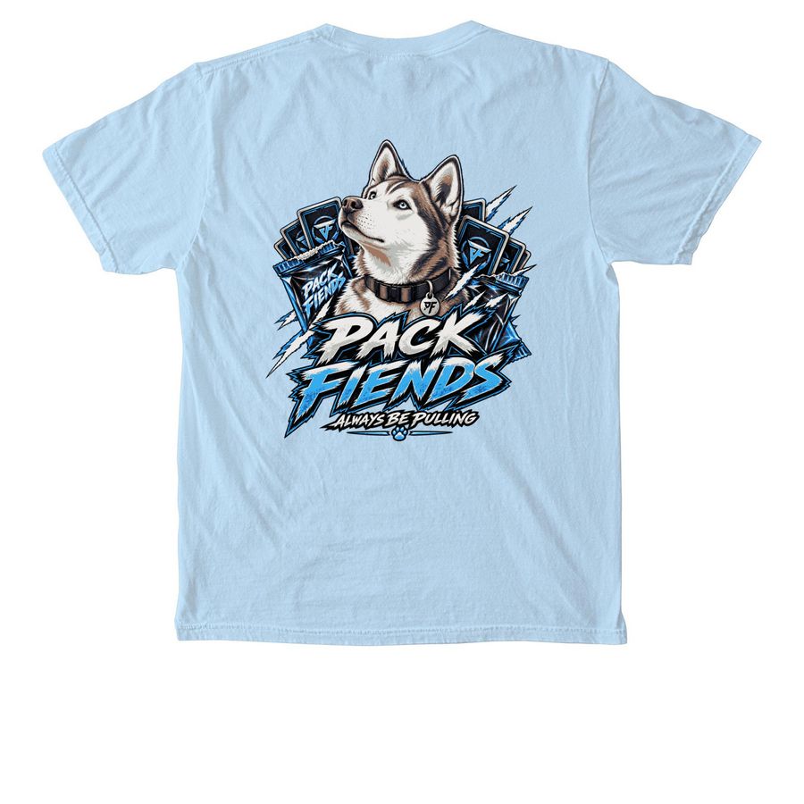Fiend Pocket Tees, a Chambray Comfort Colors Pocket Tee (back-view)