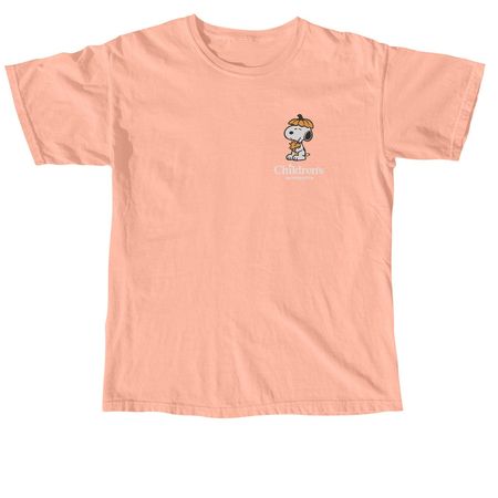 Spooky Snoopy, a Neon Cantaloupe Comfort Colors Unisex Tee