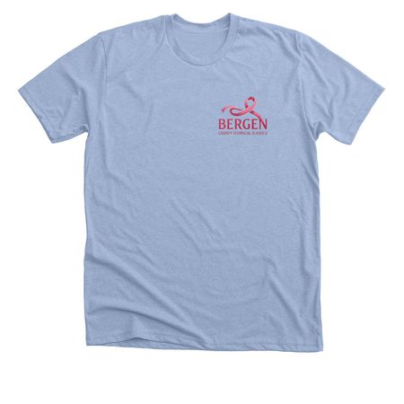 Breast Cancer Awareness 2026, a Heather Baby Blue Premium Unisex Tee