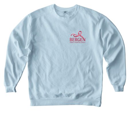 Breast Cancer Awareness 2026, a Chambray Comfort Colors Crewneck Sweatshirt