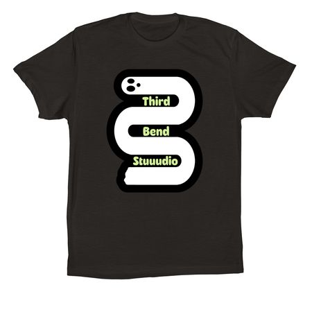 Third Bend Studio, a Black Premium Cotton Tee