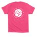 The Hills Women Tee ? Joy, a Berry Premium Cotton Tee (back-view)