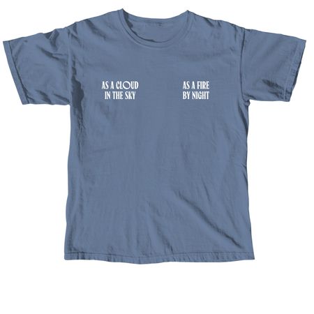 He Will Lead V2, a Blue Jean Comfort Colors Unisex Tee