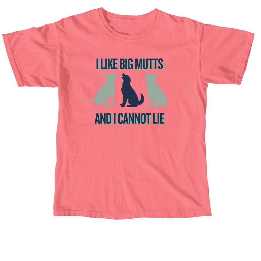 I like BiG MUTTS, a Watermelon Comfort Colors Unisex Tee