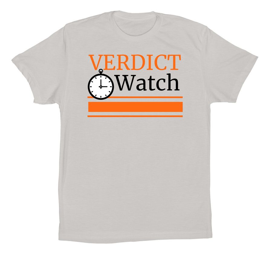 Verdict Watch Vl, a Solid Athletic Grey Premium Cotton Tee