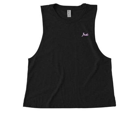 JAZ SWAG, a Deep Black Allmade Eco Triblend Women?s Muscle Tank