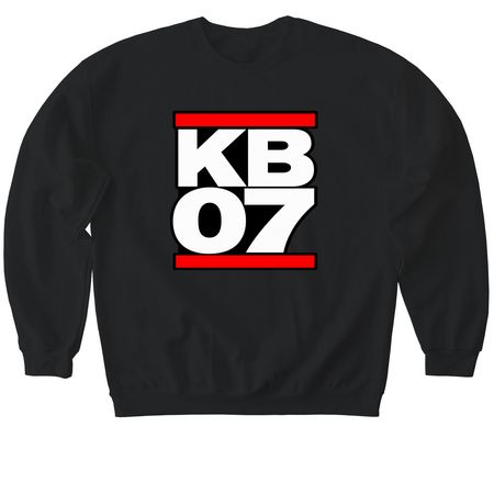 Run SBI, a Black Softstyle Crewneck Sweatshirt