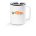 Kids In Nutrition, a White Stainless Steel Travel Mug