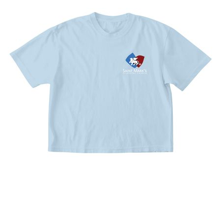 Simple Lion, a Chambray Comfort Colors Boxy Tee