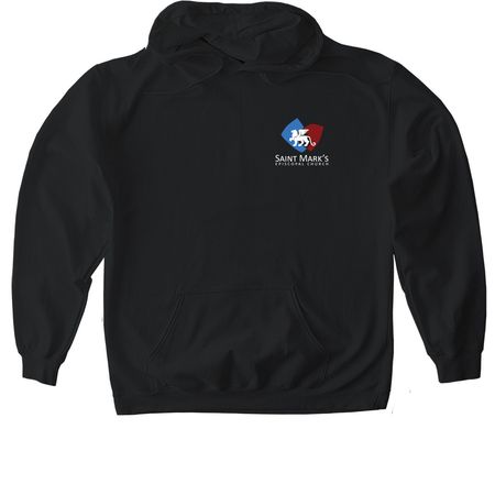 Simple Lion, a Black Gildan Softstyle Pullover Hoodie