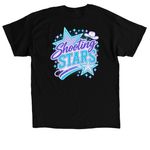 Shooting - Stars Team Tee, a Black Classic Unisex Tee (back-view)