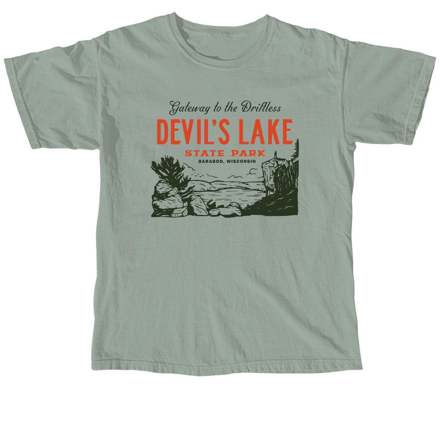 Gateway to the Driftless Shirt (Multi-Color), a Bay Comfort Colors Unisex Tee