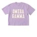 Faux Embroidery, a Orchid Comfort Colors Boxy Tee