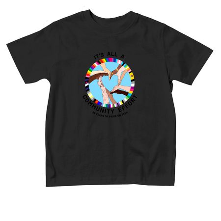 Pride On 39th Anniversary Toddler Tee, a Black Toddler Tee