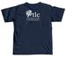 Frog Pond by Autumn Cobeland, a True Navy Comfort Colors Unisex Tee (back-view)