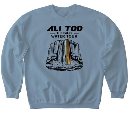 Falls Water Tour&nbsp;, a Stone Blue Softstyle Crewneck Sweatshirt