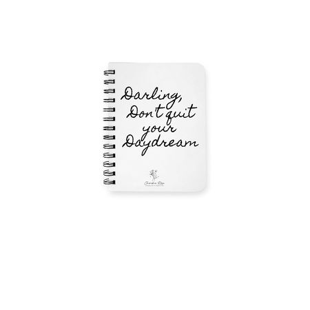 Daydream Journal, a White Spiral Notebook